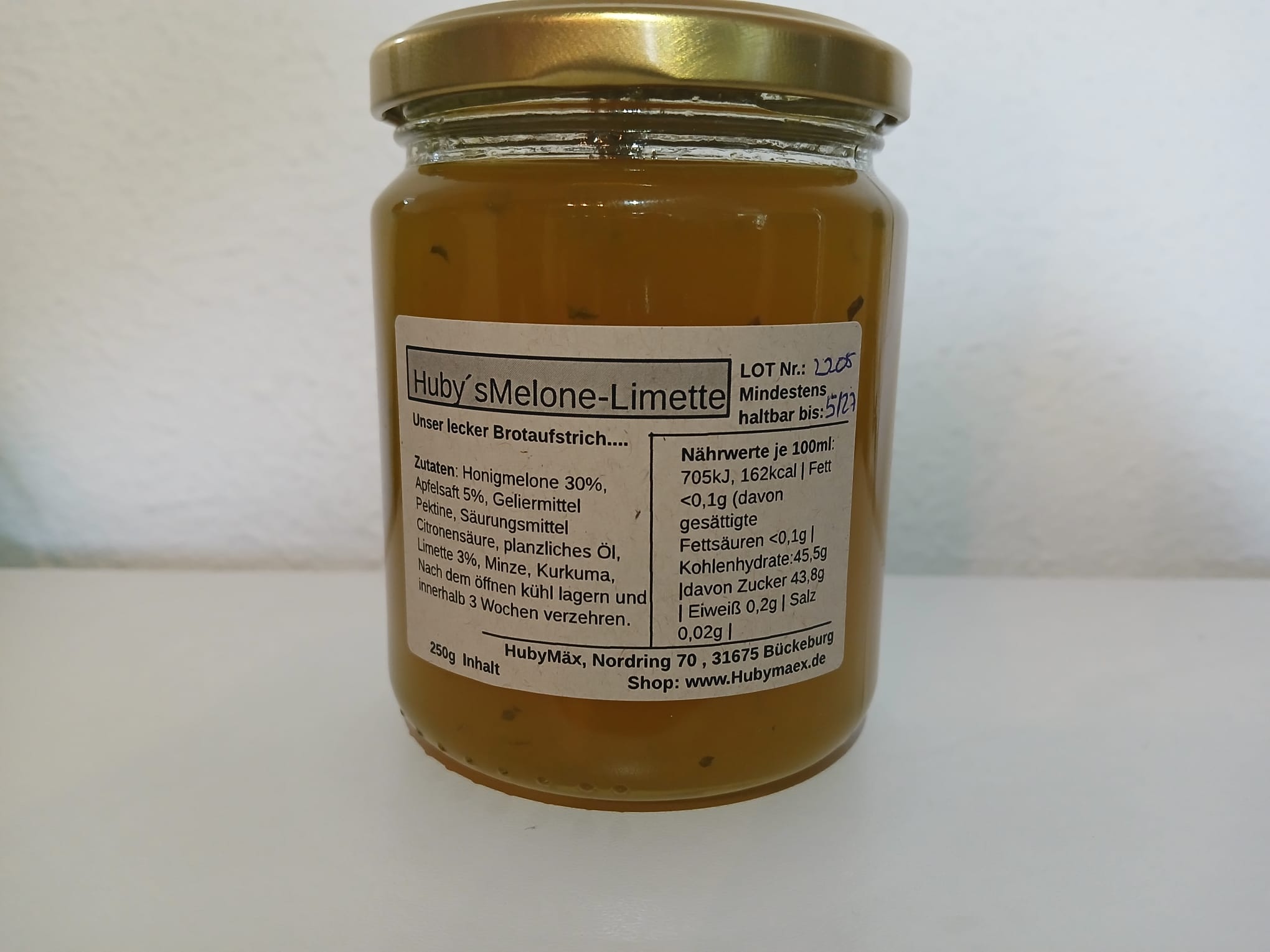 Huby's Melone-Limette Aufstrich