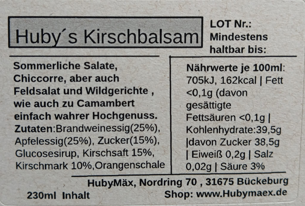 Probierbox Balsam