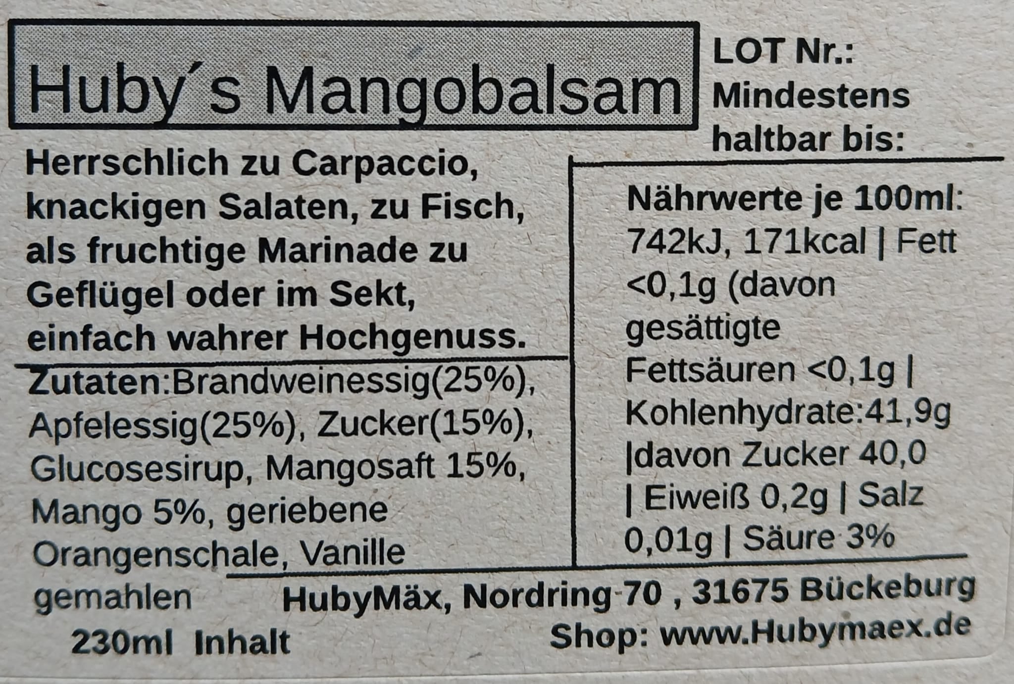 Probierbox Balsam