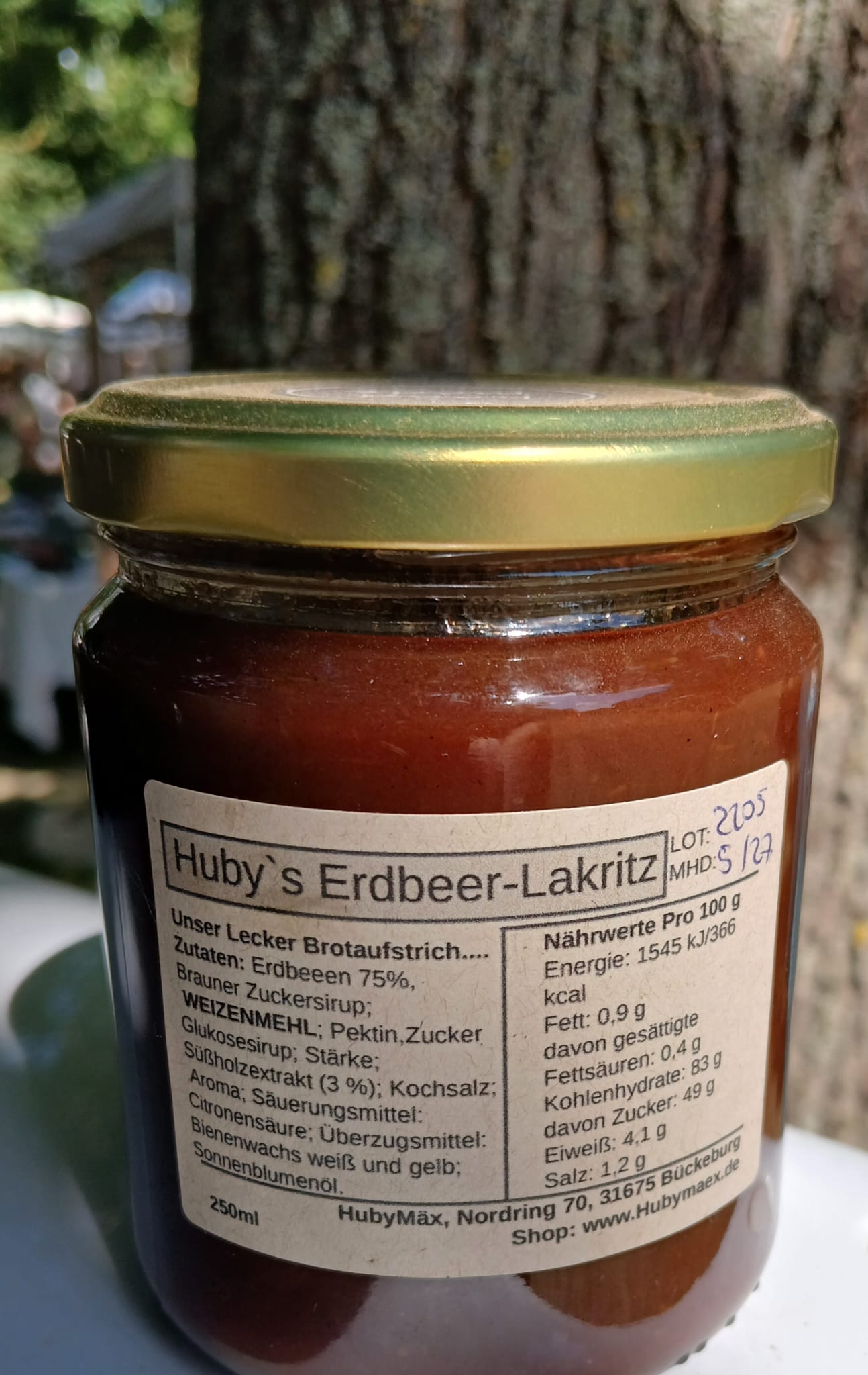 Erdbeer-Lakritz Aufstrich