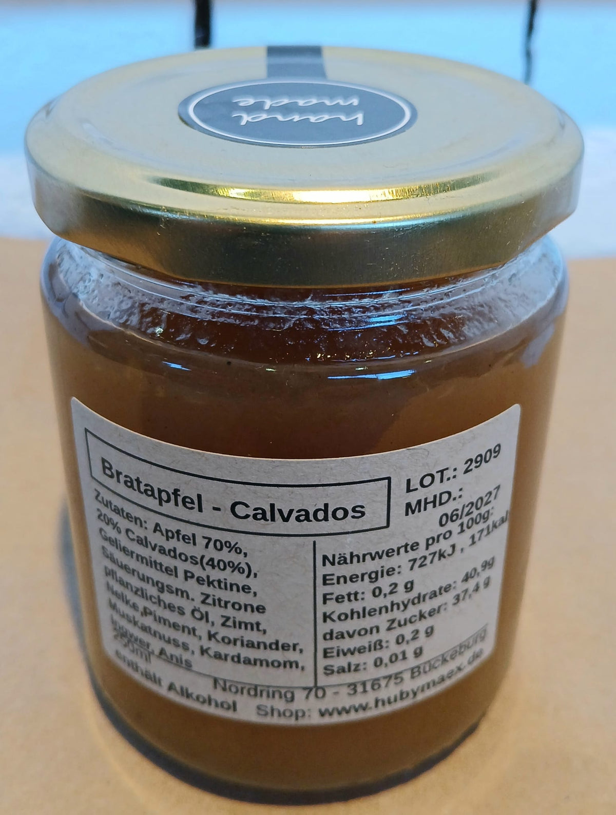 Bratapfel-Calvados Aufstrich