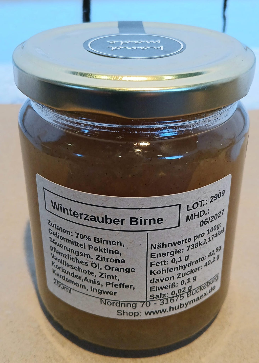 Winterzauber Birne Aufstrich