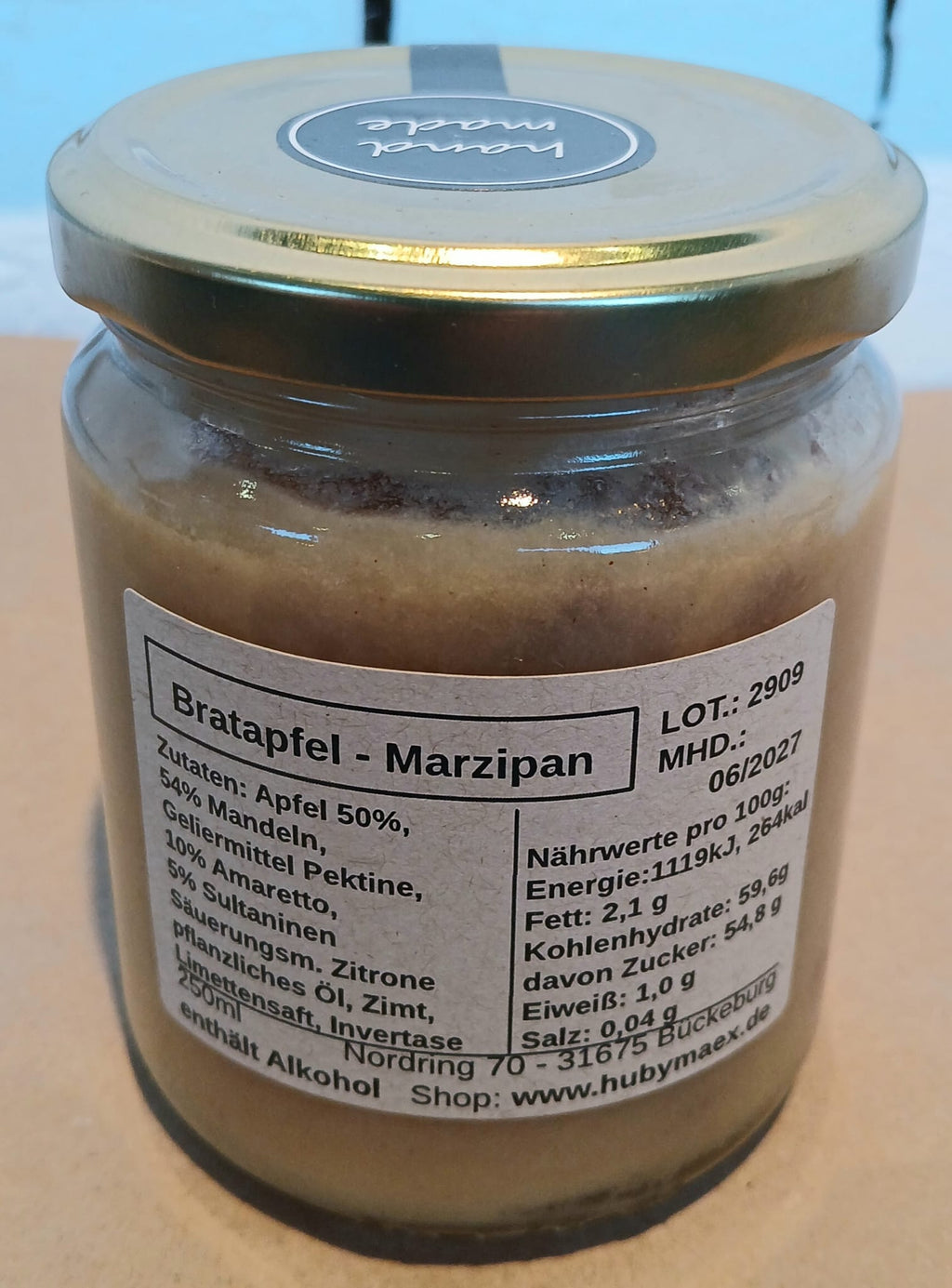 Bratapfel-Marzipan Aufstrich